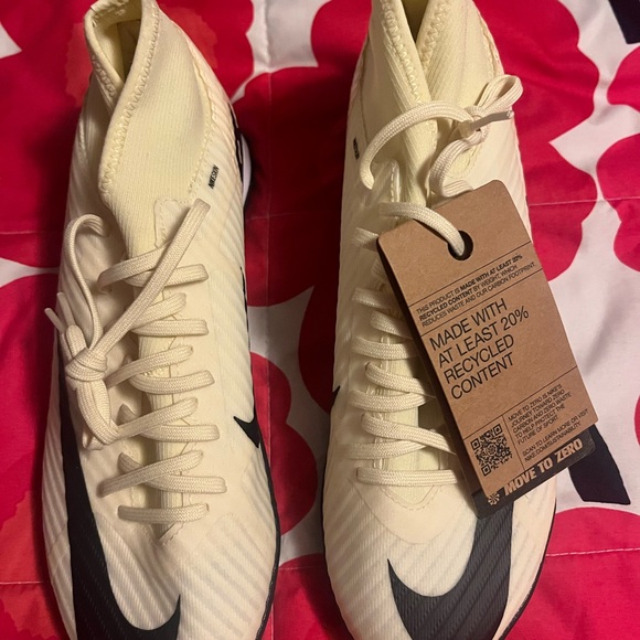 Nike Other - Nike Cream and Black cleats men’s size 7.5 but my daughter is a woman’s size 9